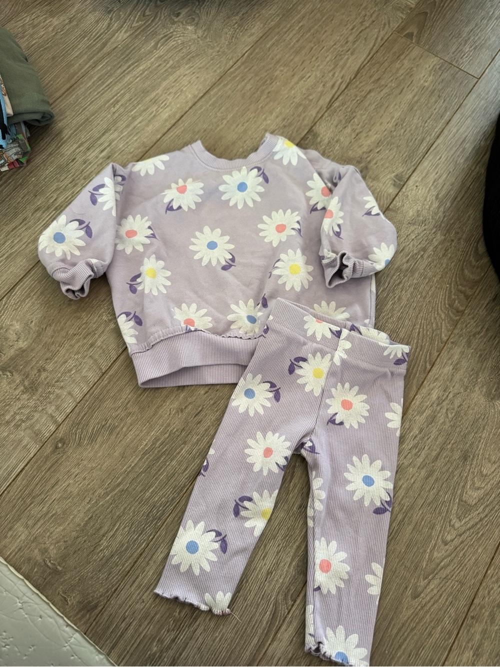 George Lilac Floral Daisy Matching Set